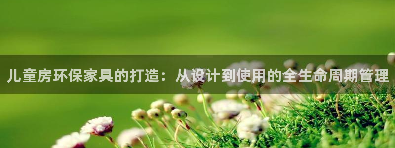 杏耀总代：儿童房环保家具的打造：从设计到使用的全生命周期管理