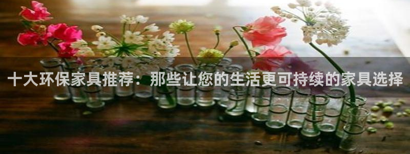 杏耀平台是真的吗：十大环保家具推荐：那些让您的生活更可持续的