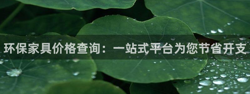 杏耀线路测速登录中心：环保家具价格查询：一站式平台为您节省开