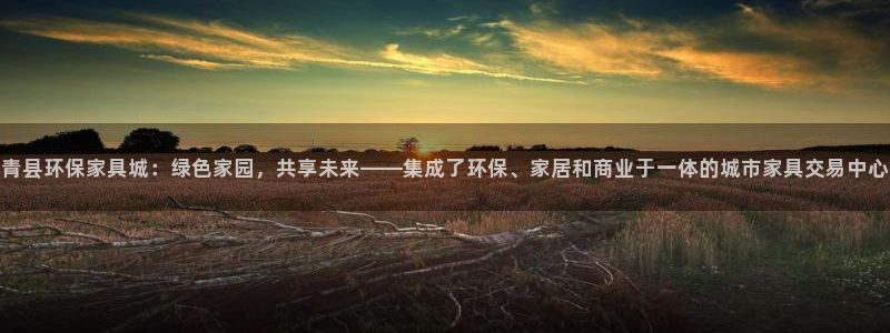 杏耀平台怎么样?：青县环保家具城：绿色家园，共享未来——集成